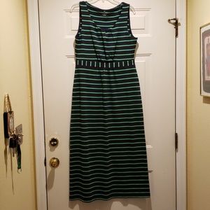 Cotton knit Jersey maxi dress, Size M